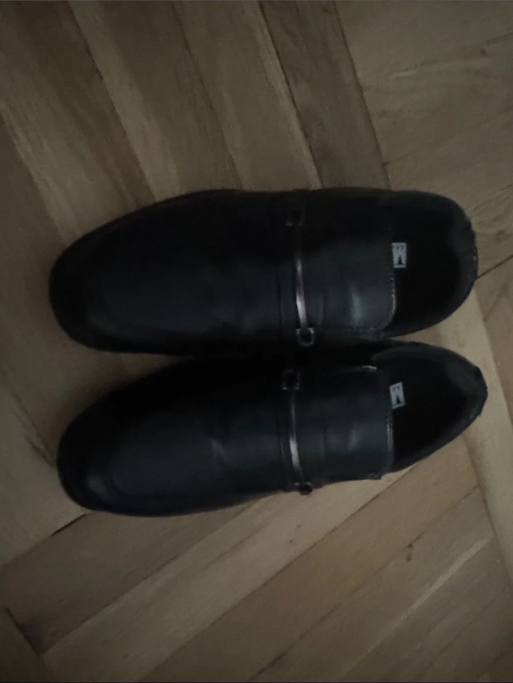 Spencer's Black Kids Dress Loafers with Silver Bit